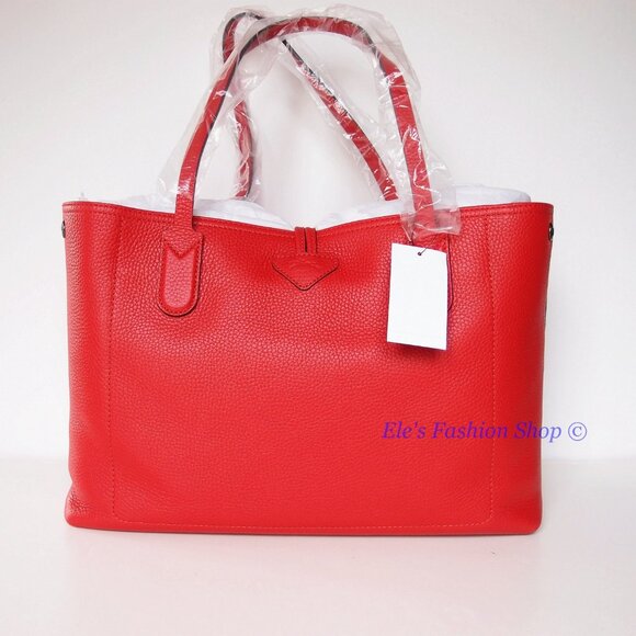 NWT LONGCHAMP Roseau Essential Medium Leather Tote BLUE MIST  NWT LONGCHAMP Roseau Essential Leather Shoulder Tote Blue Mist AUTHENTIC
